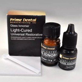 Prime Dental Glass Ionomer Ligth Cured Universal Restorative A2 15gr