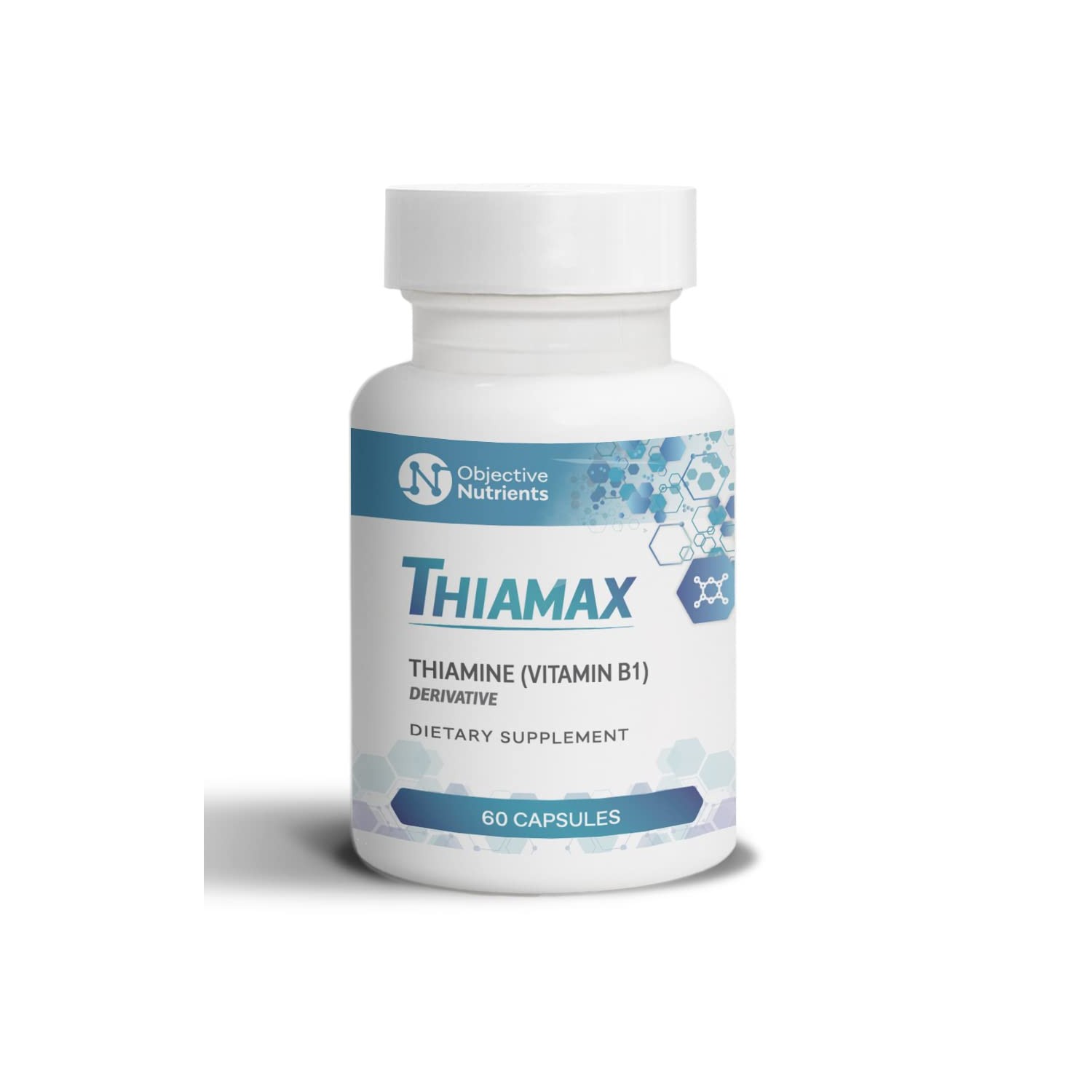 Objective Nutrients Thiamax Vitamin B1 Thiamine TTFD Capsules No