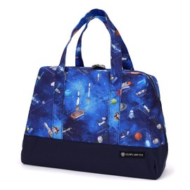 COLORFUL CANDY STYLE Pool Bag (Boston Type) PET Future Planet Exploration and Spaceship