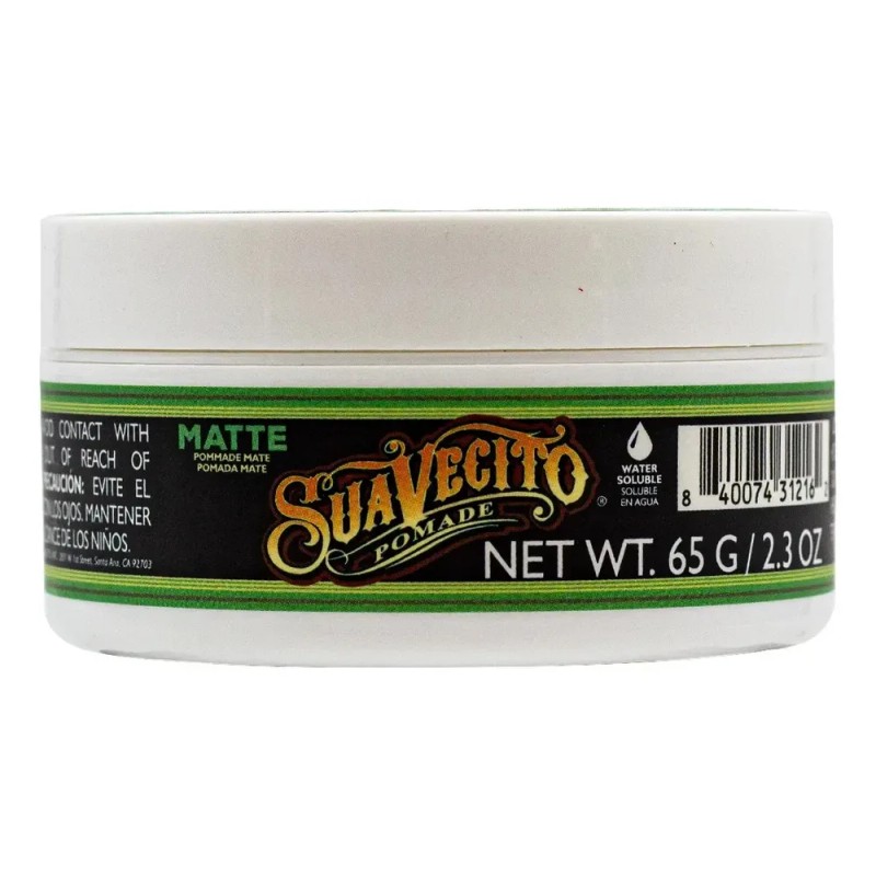 Suavecito Pomade Mate Cera Para Cabello 2.3oz / 65g