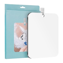 Shatterproof Fogless Shower Mirror,Fogless Shaving Mirrors Wall Hanging Makeup Mirror,Anti Fog Acrylic Shatterproof Mirror in Bathroom Shower with steelHook,for Bathroom Shaving&Makeup9.84inx7.87in