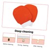 WOONEKY Portable Shower Gloves Piece Exfoliating Bath Towel Gloves Gentle