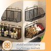 XGVIEGZ Hanging Wire Fruit Basket with Adhesive Hooks, Hanging Fruit