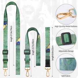 Dutyway Phone Lanyards, Wrist lanyards for Keys, Adjustable Shoulder Neck Strap,Universal Crossbody Cell Phone Lanyard for ID Badges,Card Holder, Car Key, and Most Smartphones (Sailboat)