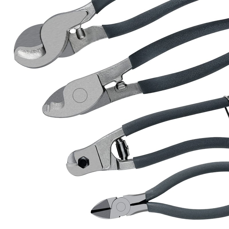 Wire Cable Cutters Set (Heavy Duty Industrial Grade 4 Piece