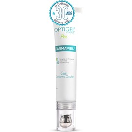 Pen Gel Contorno de Ojos 15 g Ojeras, bolsas y arrugas, té verde, vitamina E, hamamelis, aplicador metálico