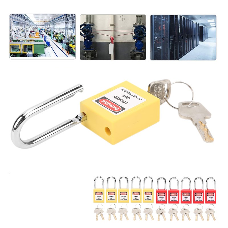 Cyrank 5 Lockout Tagout Locks, Loto Safety Padlocks Lockout Locks