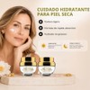 Clear Beauty Set Crema Hidratante Día Noche Oro Quilates Colágeno