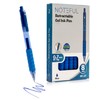 NOTEFUL Retractable Gel Pens Clicker, Medium Point 0.7, Premium Comfort