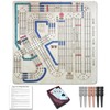 Cribbage Wars Board Game,Large Wooden Chessboard Set, Cribbage Games Classic