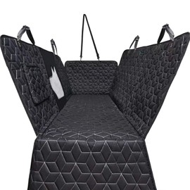 Dog Seat Covers for Back Seat,Pet Hammock for Cars, Waterproof Backseat Cover for Dogs in Car, Heavy Durable Car Hammock for SUV with Mesh Window, Non Slip Dog Car Seat Covers for Small SUV,RAV4,CRV
