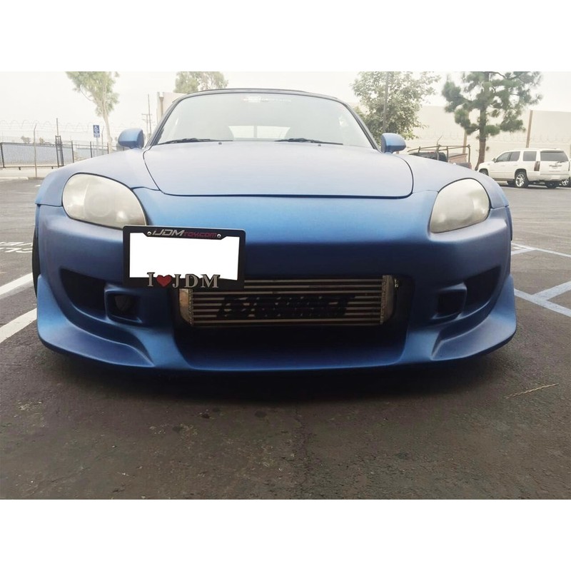 iJDMTOY No Drill Front Bumper Tow Hook License Plate Mounting