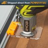Powertec Router Guide Rail Adapter for Ryobi P601 & Ridgid