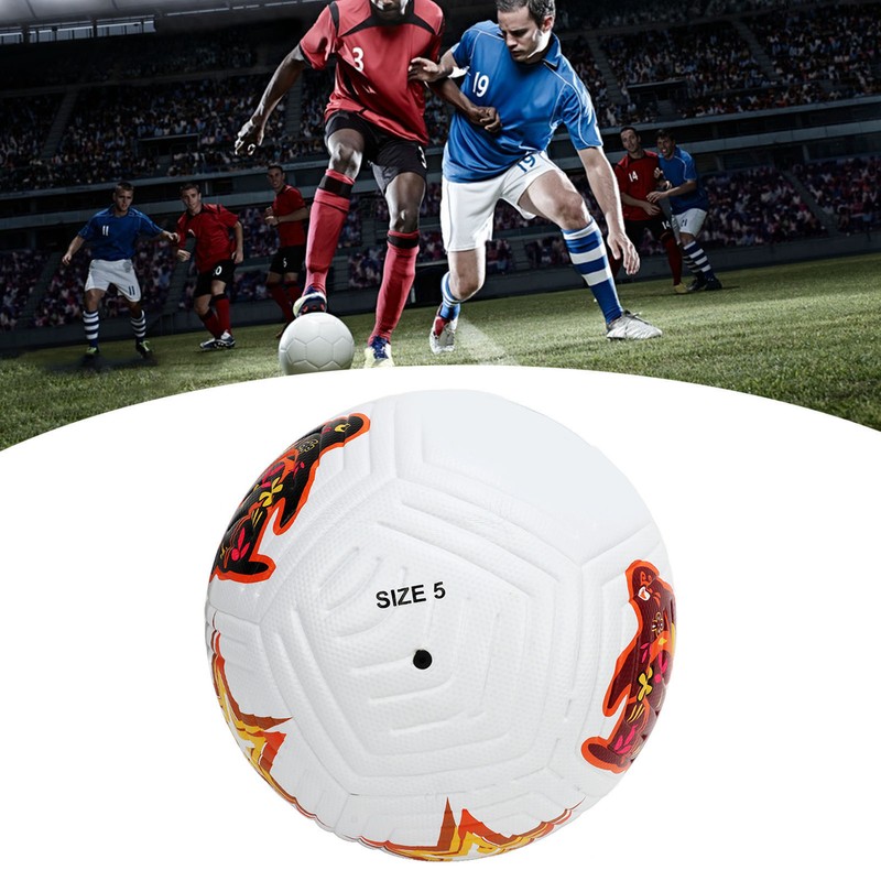 Soccer Ball Size 5 High Elasticity Professional Rabbit Pattern Training