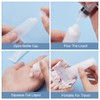 BENECREAT 30 Pieces 15 ml Transparent Empty Refillable Plastic Soft