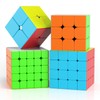 ROXENDA Speed Cube Set, 2x2 3x3 4x4 5x5 Stickerless Speed