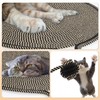 CAPASTEC Cat Scratching Mat with Ball, Cotton Rope Cat Scratching