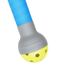 Great Call Athletics Pickleball Picker 2 Pack Ball Retriever Picker Upper Pickle Grabber Universal Suction Paddle Grip Carbon (Grey)