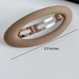 Large Hair Clips for Women Matte Ellipse for Thin Hair French Hair Clip Cute Hair Styling Clips Non-Slip Strong Hold Vintage Hair Accessories Gifts for Women Girls