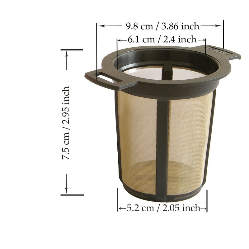 Leaf-Shop Tea Infuser/Strainer with Stainless Steel mesh