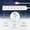 KOZUMUWAN Power Strip, 6 Gangs, 3.3 ft (1 m), White,