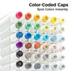 Ohuhu Alcohol Marker Supreme Brush Tip 36+1 Colours Double Tipped