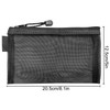 Luckious 2PCS Clear Pencil Pouch - Transparent Zipper Pencil Pouches