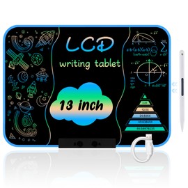 GoiJamToy LCD Writing Tablet for kids 13Inch Doodle Board Drawing Tablet Writing Pads, Type-C Charging, Educational Learning Toddler Toys 3 4 5 6 7 8 9 Years Boy and Girls Blue