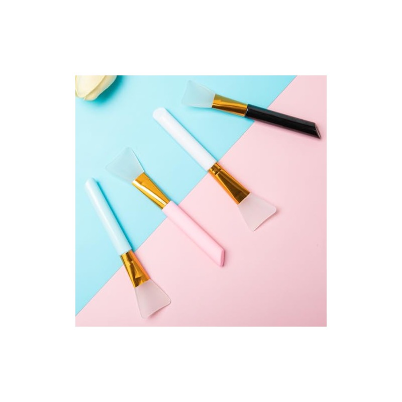 Silicone Face Mask Applicators, Flexible Facial Mud Masks Applicator, Hairless