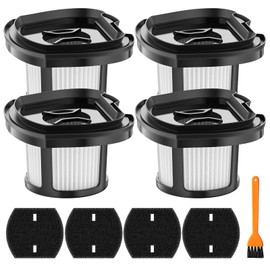 ZYZCBXZC 4 Pack 2284w Vacuum Replacement Filter for Bissell Pet Hair Eraser Filter Hand Vacuum 2284W 2390 2389 2390A, Compare to Parts # 1614212 1614203 1614204, 4 Mesh Filters and 4 Foam Filters