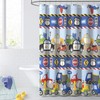 Dream Factory Kids Fabric Shower Curtain for Bathroom, 72W x