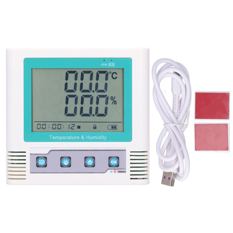 Temperature and Humidity Data Logger USB Built in Recorder LCD