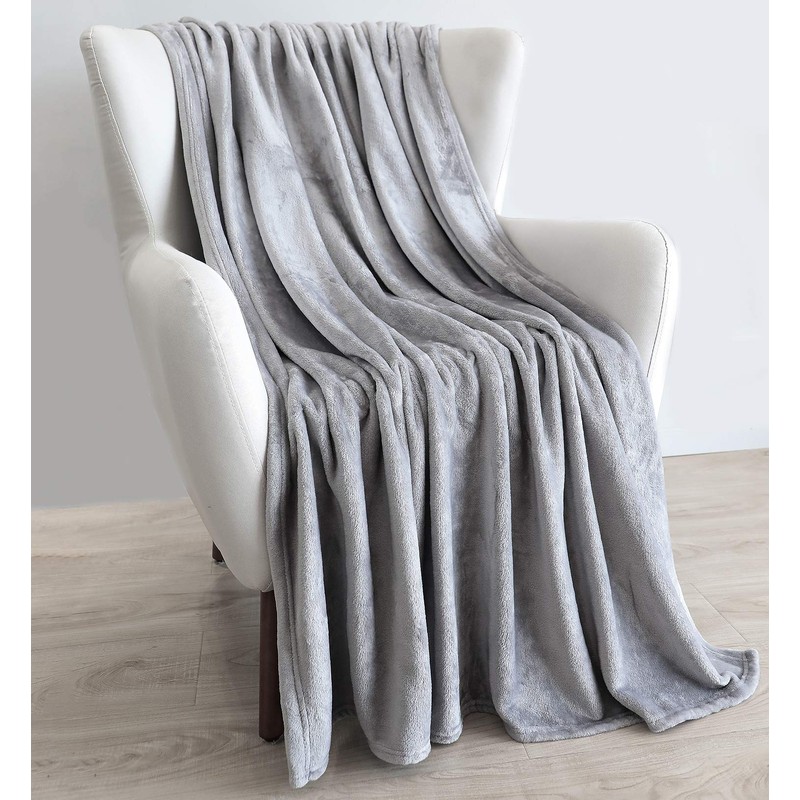 TASTHROW Cuddly Blanket, Soft Fleece Blanket, Sofa Throw, Soft and