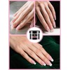 EBANKU Acrylic Powder, 120g/4.23oz Natural Pink Acrylic Nail Powder Large
