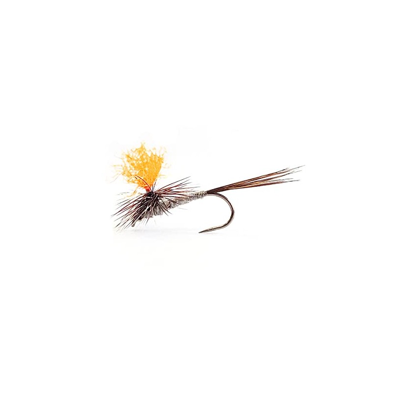 river peak parachute adams barbless by domestic proteyer (#16, orange