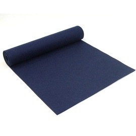 Calligraphy Desk Pad for Beginning, 8.9 x 29.9 inches (22.5 x 76 cm), Fuzzy 0.04 inch (1 mm), Dark Blue