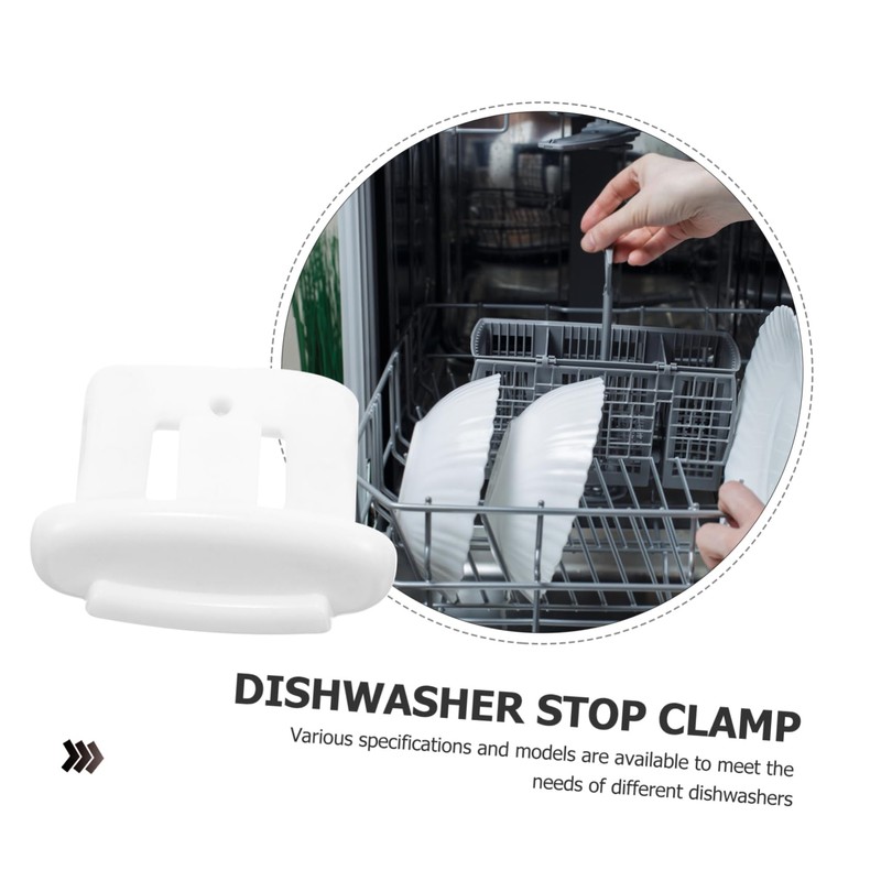 Hohopeti 5pcs Upper Rack Slide End Cap Dishwasher Accessory Stop