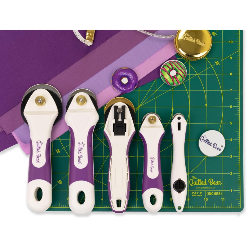 The Quilted Bear Rotary Blades 18mm - Precise Cutting &