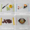 LANGBOHOS 2 PCS Tempered Glass Cutting Board for Kitchen with