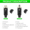Kadjuh Wireless XLR Transmitter and Receiver& Wireless Guitar Transmitter Receiver,Rechargeable