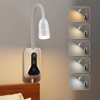 HUAEU 1 Pack Wall Mounted Headboard Reading Light, LED Dimmable