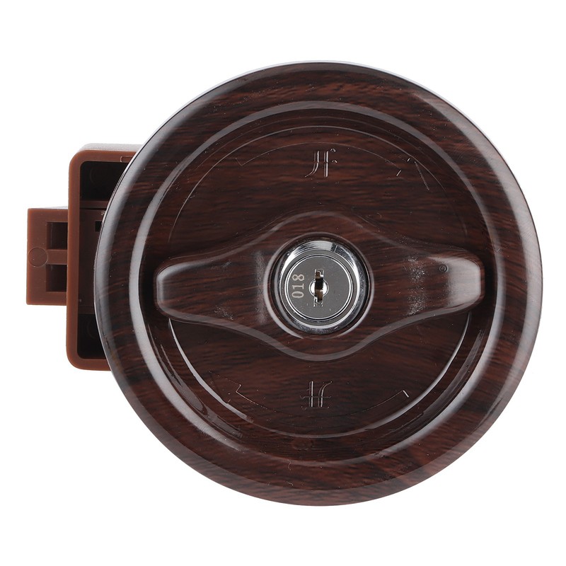 RV Toilet Bathroom Door Lock with 2 Key for Caravan