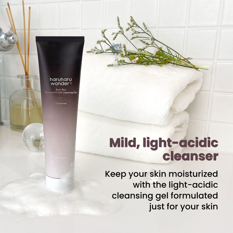 [Haruharu Wonder] Black Rice Moisture 5.5 Soft Cleansing Gel 100ml