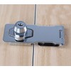 Keyed Hasp Locks Twist Knob Keyed Locking Hasp,Chrome Plated Hasp