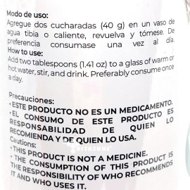 Grenetina Hidrolizada Sabor Natural 500 Grs Pretty Bee. Sin sabor