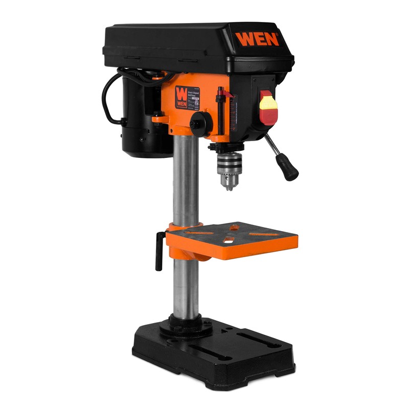 WEN 4208T 2.3-Amp 8-Inch 5-Speed Cast Iron Benchtop Drill Press,Black/Orange