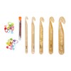 5Pcs Huge Crochet Hook Ergonomic Smoothing Plastic Assorted Size Huge