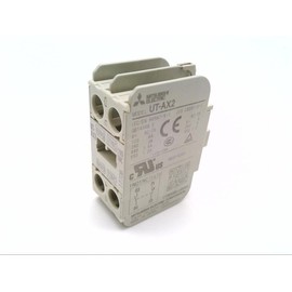 Mitsubishi Electric UT-AX2 1A1B Auxiliary Contact Unit (Head-on Mount) (1a1b) (Twin Contact) NN