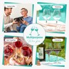 MICHLEY Unbreakable Stemmed Wine Glass 100% Tritan Plastic Dishwasher available