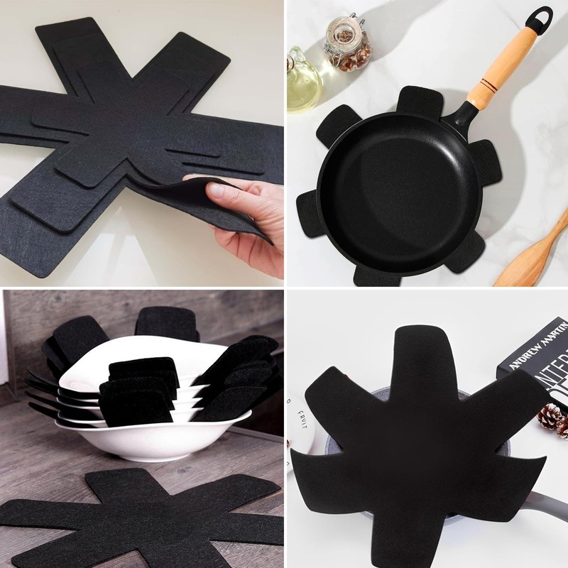 9 Pcs Pan Protectors for Stacking,3 Different Sizes of Pan